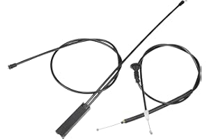 Hihaha No.51232751378/51237148865 Hood Latch Release Cable for Mini Cooper 2007-2015/ Inner/Durable Metal Plastic/ 1 Set Blac