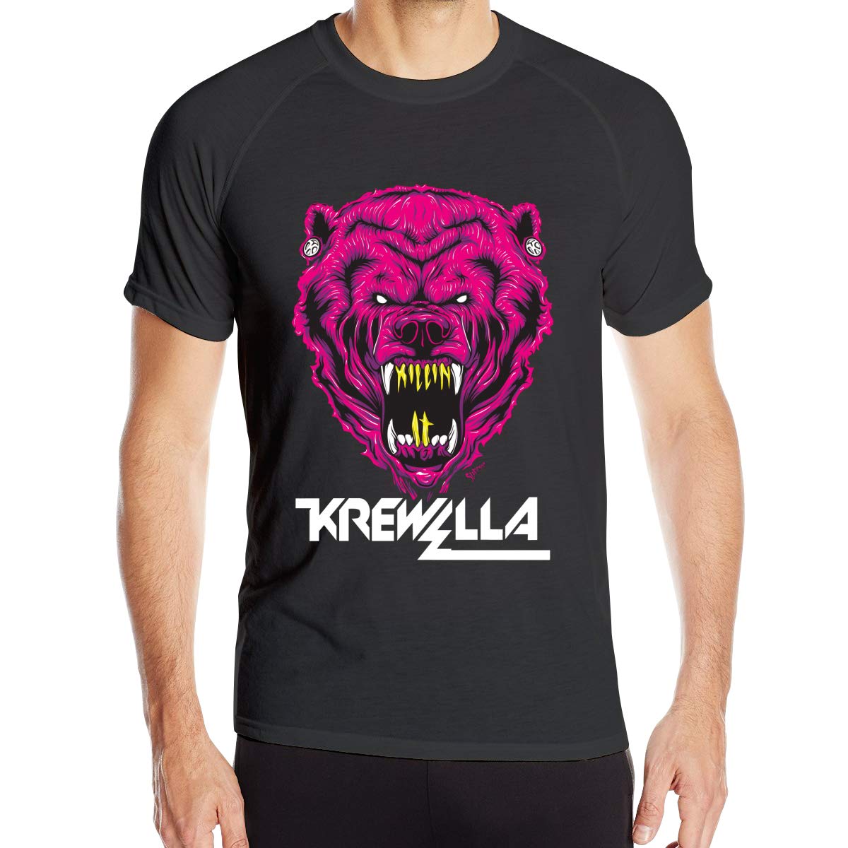 Eonfine Dry Fi 3d Print Of Krewella Killin' It Bear Breathable Short Sleeve Tee T Shirt