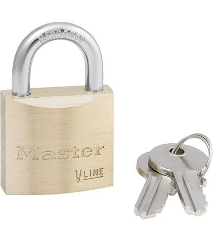 Master Lock V Line 20mm Key Type 213 Brass Padlock Keyed Alike