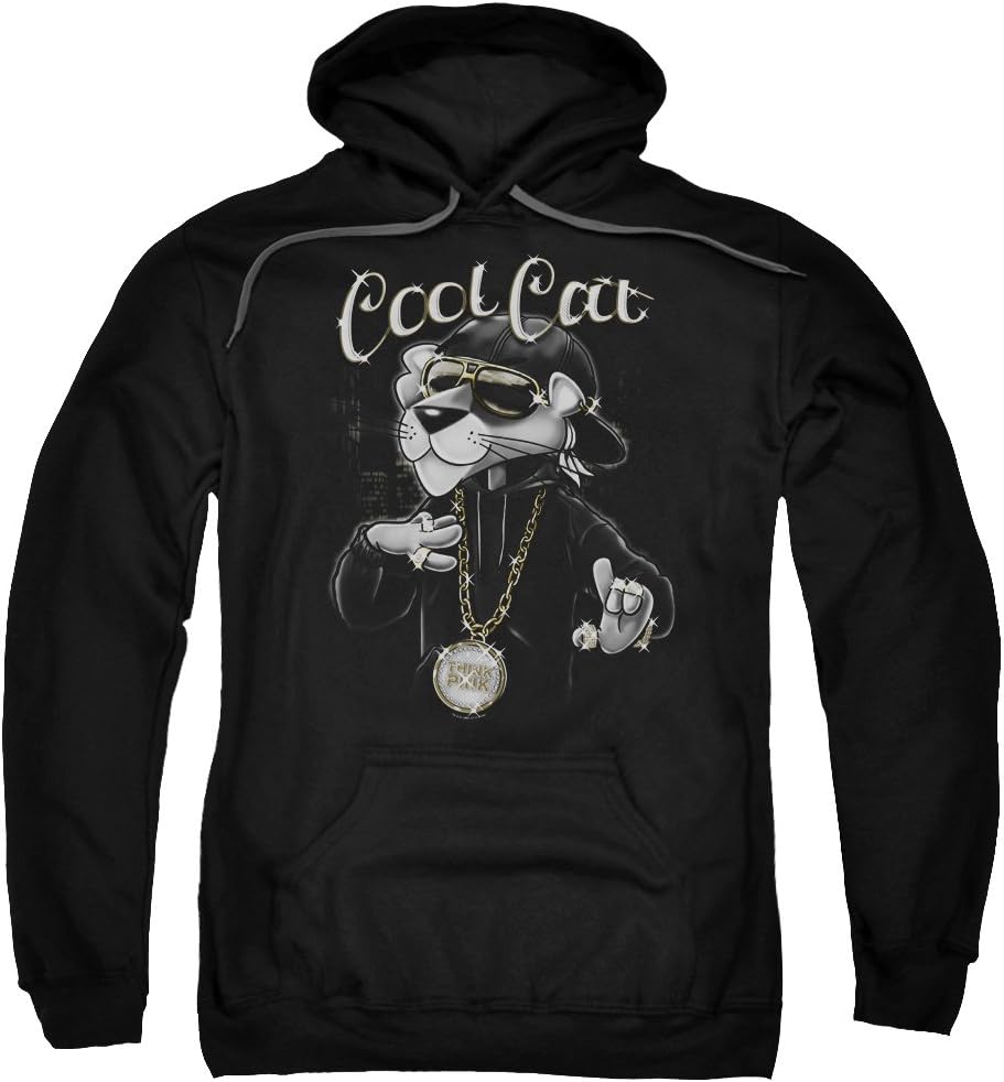 Pink Panther Mens Cool Cat Pullover Hoodie