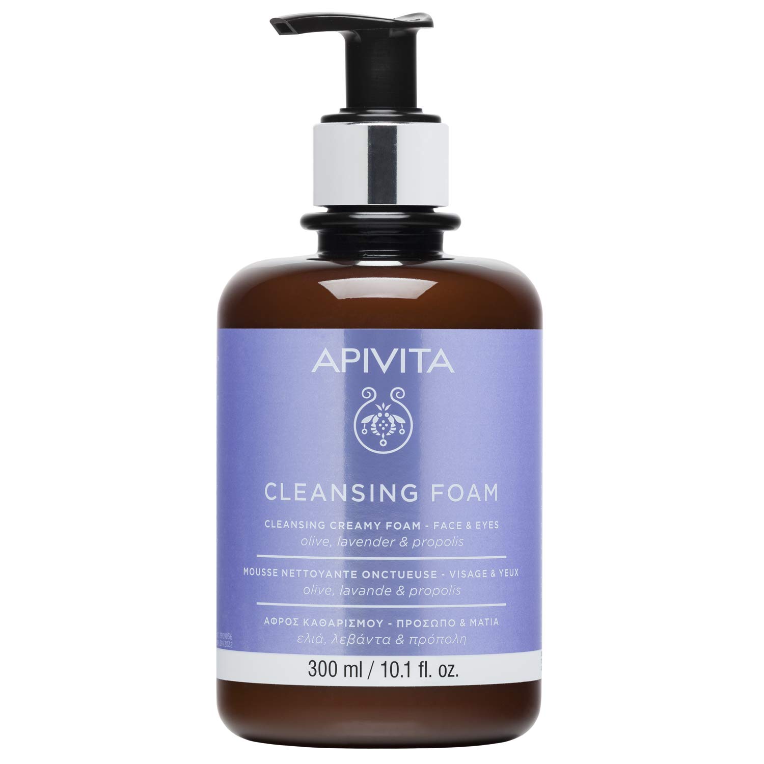 Apivita Cleansing Foam Face and Eyes with Olive & Lavender 300ml
