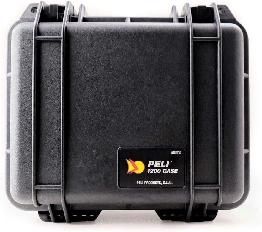 PELI 1200 Impact Resistant Protector Case for Electronics and Cameras IP67 Watertight and Dustproof, 12L Capacity, Made in US - Image 4