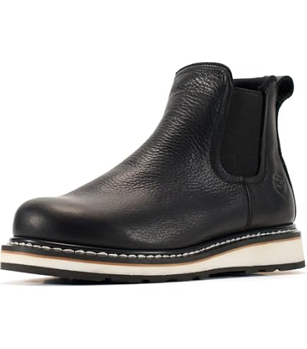 Amazon.com | SUREWAY Men's Slip On Chlesea Work Boots for Men