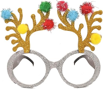 reindeer eye glasses