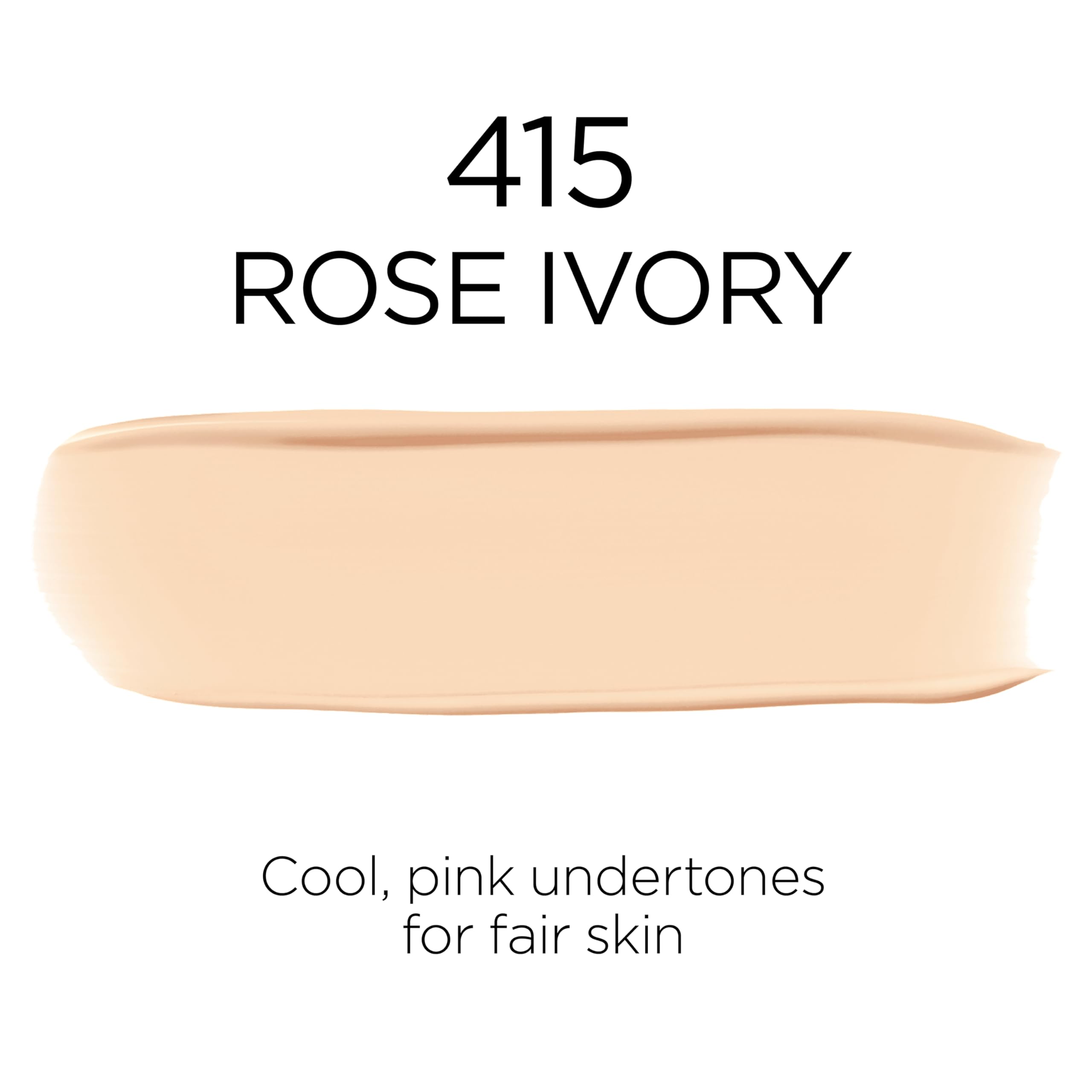 L'Oreal Paris Makeup Infallible Up to 32 Hour Fresh Wear Lightweight Foundation, 415 Rose Ivory, 1 Fl Oz, Packaging May Vary