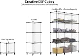 HOMIDEC Cube Bookcase 12-Cube Storage Unit Bookshelf Organizer White view 9