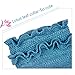 SENGTH Blue Crochet Knitted Mermaid Tail Blanket for Kids Girls Children Dressing Up Toys Party Birthday Gifts 56'' x 28''