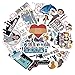 AnvFlik The Greys Anatomy Stickers Pack 50PCS, Sticker of The TV Show, Funny Laptop Stickers, Waterproof Hydro Flasks Sticker Vinyl Decal for Phone,Computer,Cars,Bicycles,Teen,Adult,Water Bottles