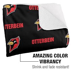 Otterbein University Blanket, 50"X60" Logo
