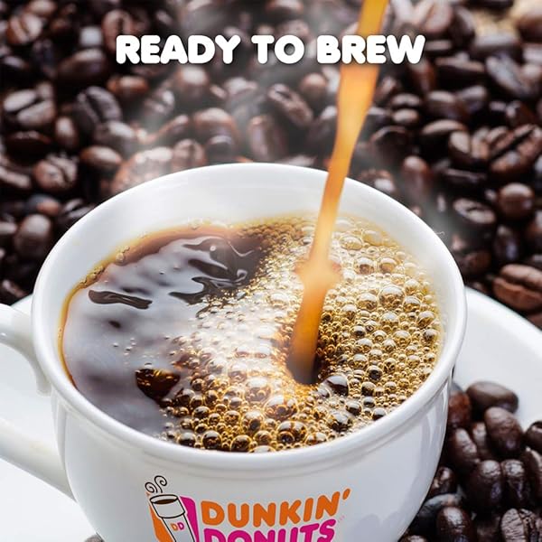DUNKIN’ DONUTS DUNKIN’ DARK K-CUP PODS, DARK ROAST, FOR KEURIG BREWERS, 10 COUNT