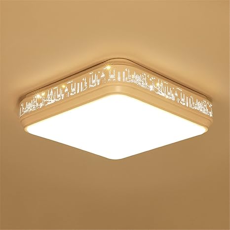 Modern Led Pendant Flush Mount Ceiling Fixtures Light Rectangular