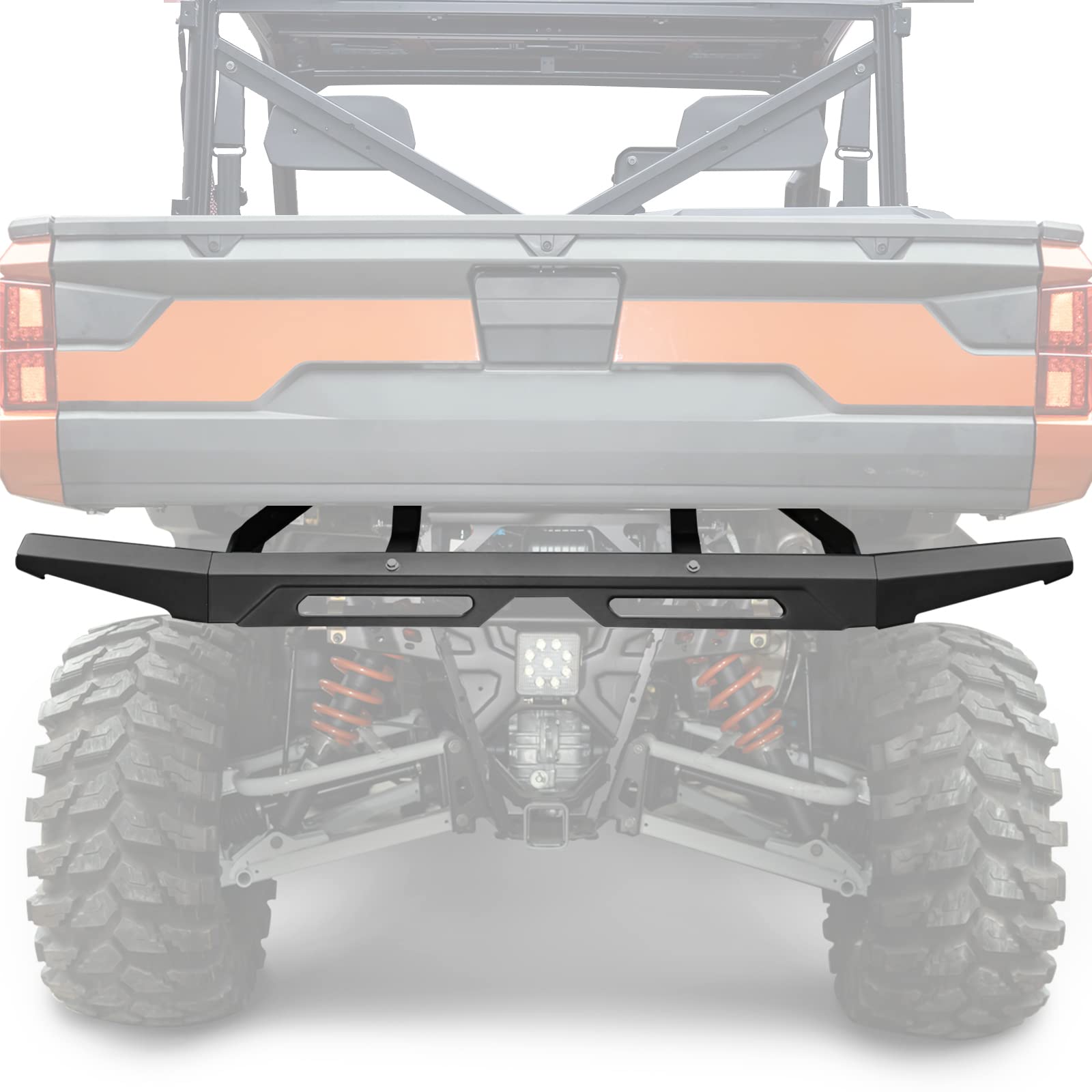 Photo 1 of KEMIMOTO Rear Bumper Rear Brushguard Heavy Duty ONLY Compatible with Polaris Ranger 1000/ XP 1000/ Crew/Diesel Accessories 2018 2019 2020 2021 2022 2023 2024 2025 Replace #2882529
