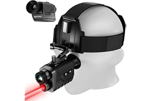 COXZD [2025 Upgrade] Super MINI 4K Night Vision Monocular with Head Strap, Night Vision Goggles with Elastic Head Strap, 8X Magnification, NVG Visual Distance 1314FT, for Hunting, Camping Surveillance