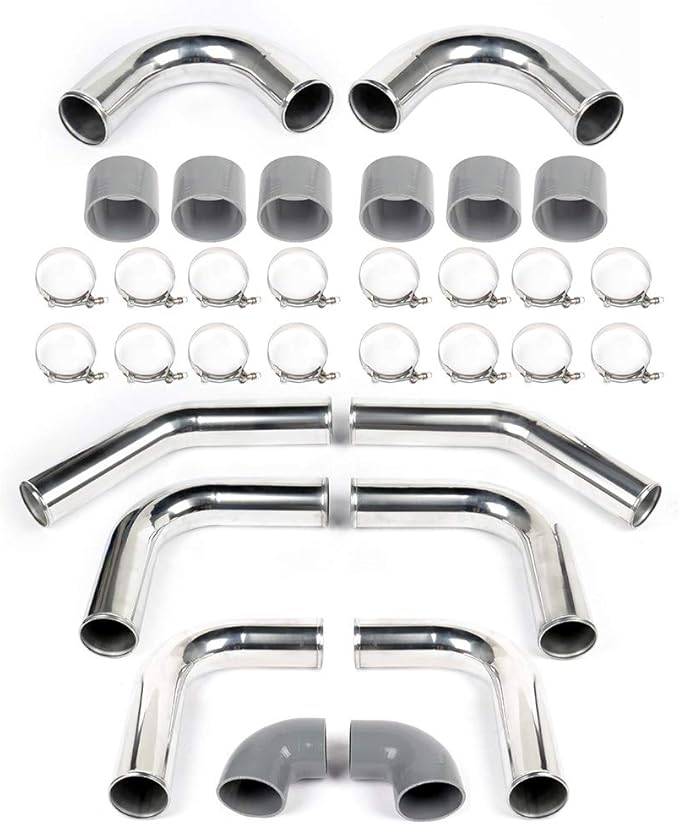 LSAILON Intercooler Pipe Boot Kit 3.5" O.D. Universal