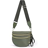 Jooniter Spacious Crossbody Bag Nylon Bum Bag for Women Fanny Packs Handbags with Adjustable Straps