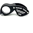 Triple Hawk Triple Hawk 10x Diamond Loupe by Swiss Axe, Black