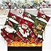 Christmas Stocking, Dreampark 3 Pack Big Xmas Stocking Santa Snowman Home Decoration 18