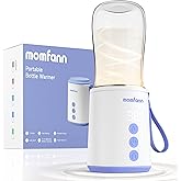 Portable Bottle Warmer Travel Baby Bottle Warmer for Breastmilk On The Go Travel Bottle Warmer Leak-Proof 2 Modes Fast Heatin
