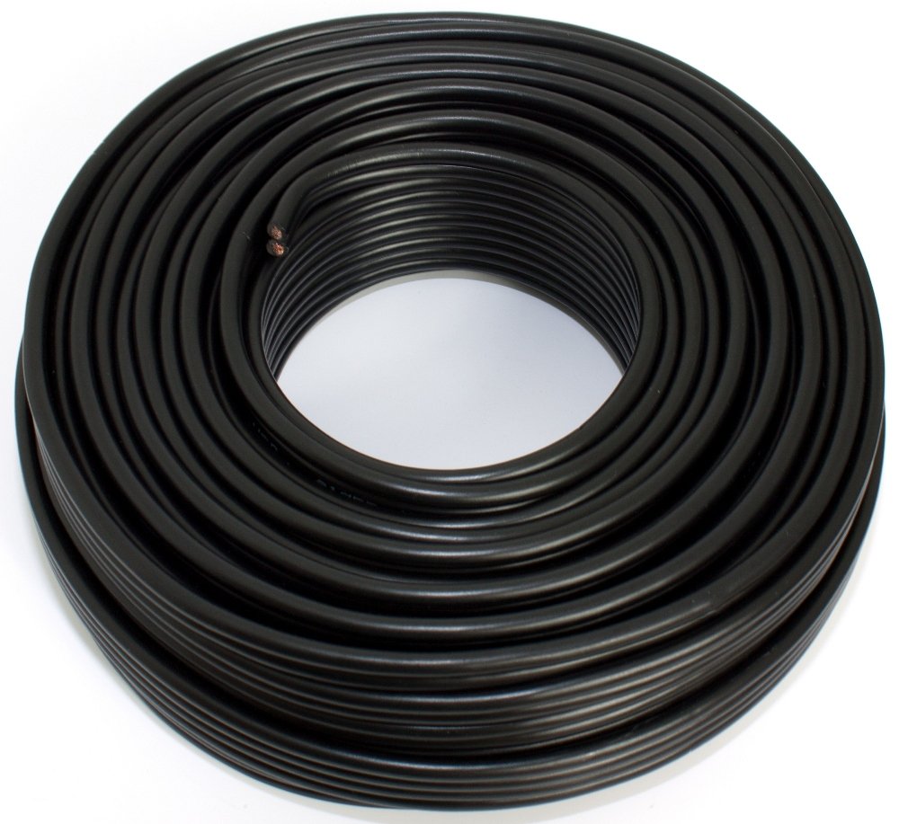 Speaker Cable Black 2 x 4.00 mm² 25 m Ring