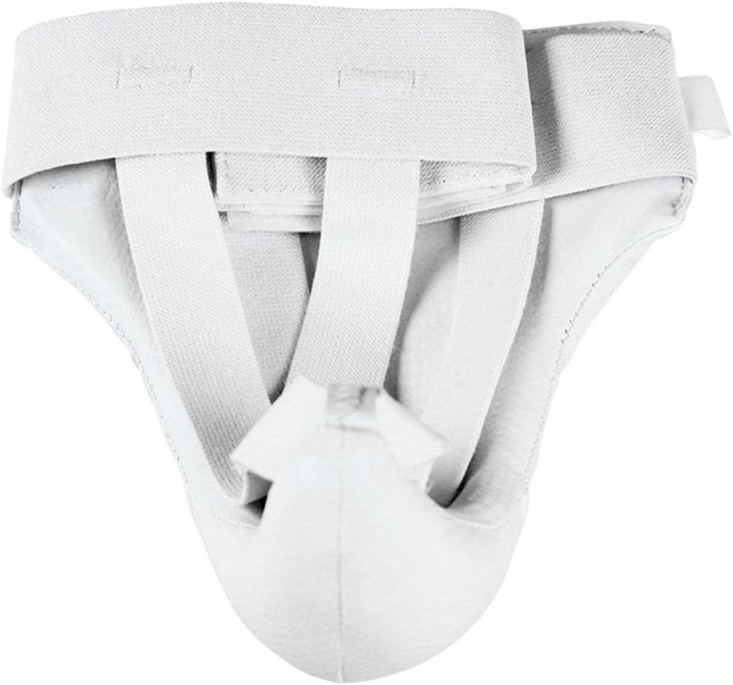 Taekwondo Korea Groin for Male Fighter Protector Guard Gear White Martial Arts MMA Hapkido Karate Kickboxing Gym School Academy S~XL : Sports & Outdoors