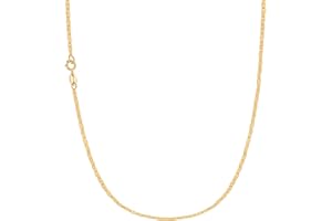 Ritastephens 10k Solid Yellow Gold Mariner Link Chain (Bracelet, Anklet, or Necklace)