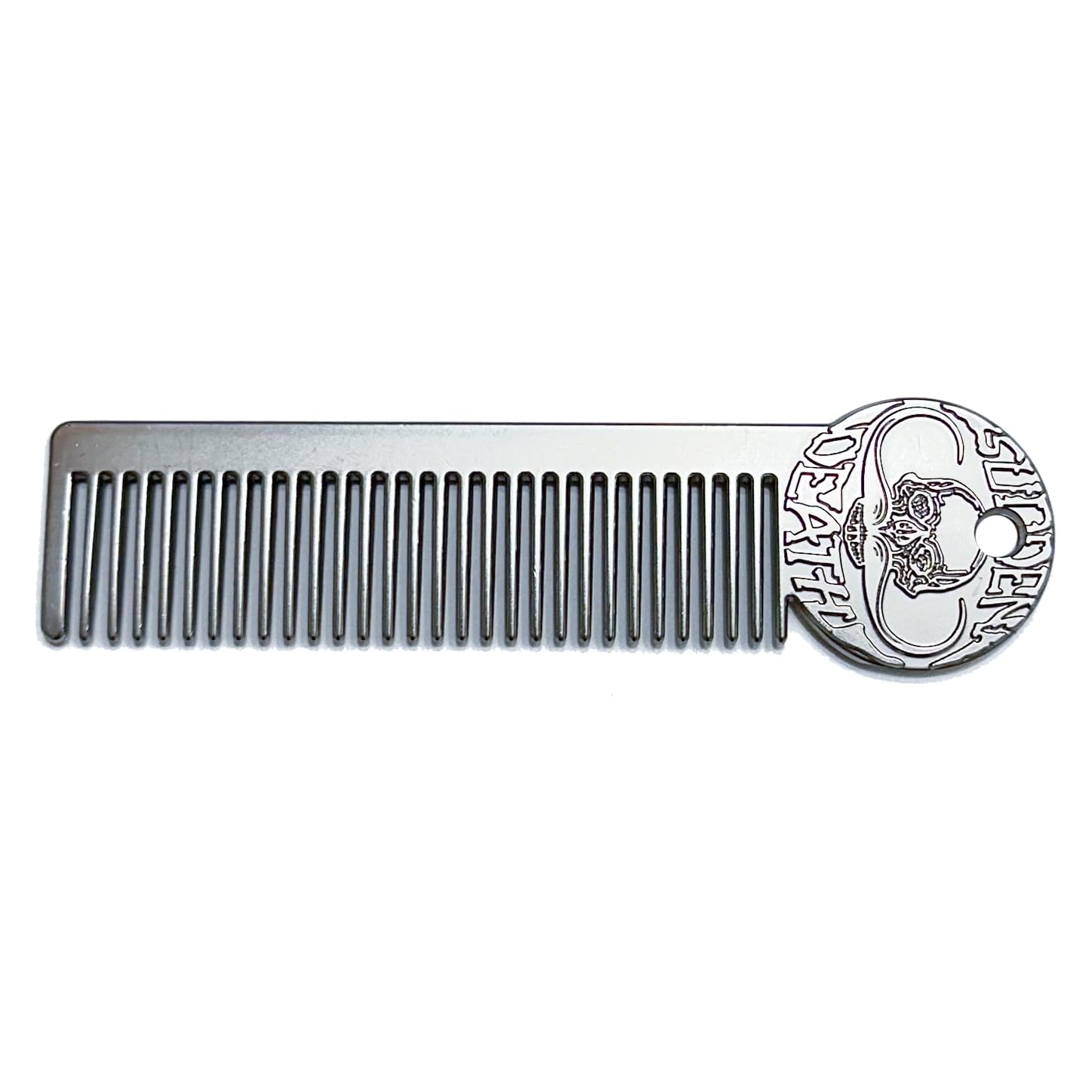 THE VINTAGE GROOMING CO. Death Grip Platinum Edition Mustache Comb for Men