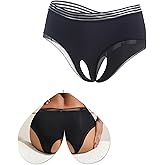 ohyeahlady Women Sexy Underwear Cut Out Briefs Naughty Panties Breathable Cheeky Hipster Panties S-2XL