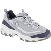 Skechers Women's D'Lites-Popular Vote Sneaker | Air-Cooled Memory Foam Insole, Cushioned midsole with flexible outsole, Sporty fashion sneaker with a lace-up front