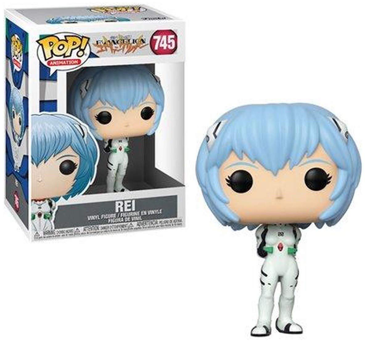 Funko 45119 POP Animation: Evangelion - Rei Ayanami Neon Genesis Collectible Toy, Multicolour