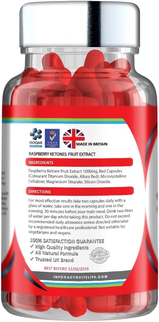 Raspberry Ketones 3200mg Daily, 60 count (Pack of 1) - Image 3