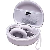 Headphone Case Compatible with Beats Studio Pro/Solo 4 / Studio 3 / Solo 3 / Picun B8 / BERIBES/JLab JBuds Lux ANC Wireless Bluetooth Noise Cancelling Headphones, Cloud Pink(Case Only)