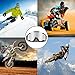 4-FQ PU Resin Windproof Dustproof Motocross GoggLes CRG Sport Scratch Resistant Dirt Bike Goggles Adult Motorcycle ATV Riding Glasses Wrap Ski Goggles Protective Safety Glasses