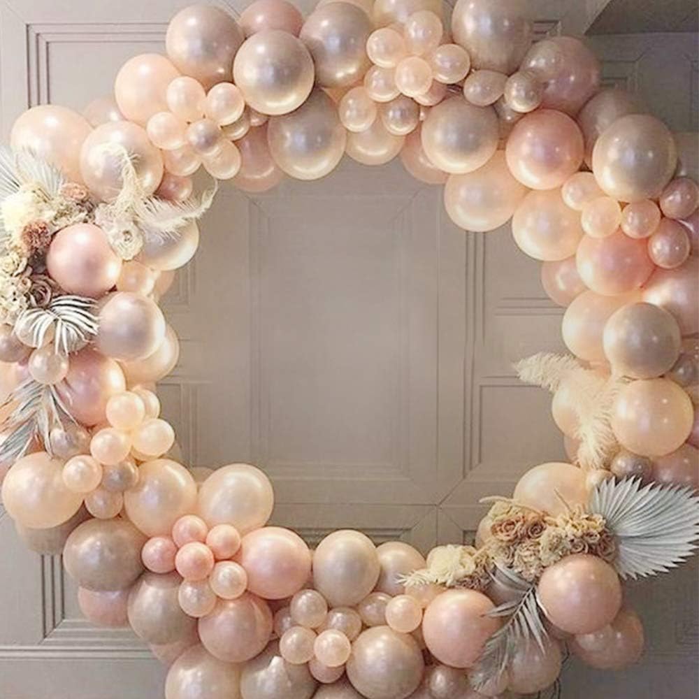 82 pezzi decorazioni per baby shower in oro rosa per kit bambina - Jumbo Transparent Baby Block, palloncini bianchi e oro, sfondo per rivelare il sesso del bambino - Italia