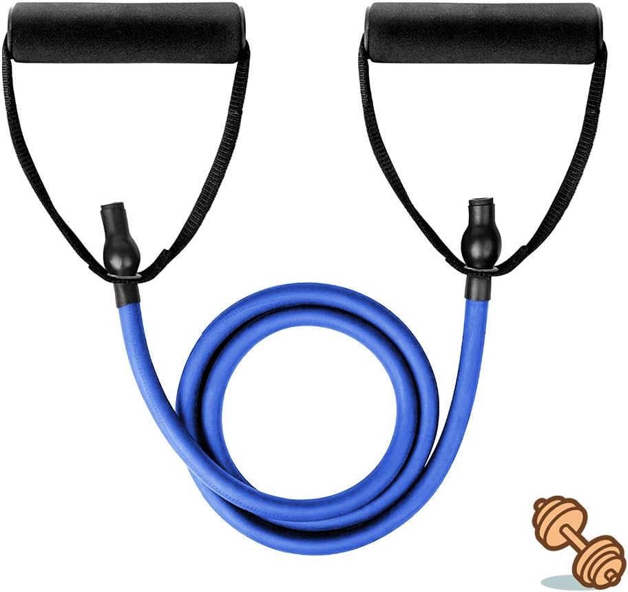 Resistance Band, Exercise Band with Upgrade Handles and Door Anchor,Heavy Fitness Tube for Strength Training, Physical Therapy, Home Workout and Gym Training Suit Men and Women