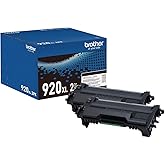 Brother Genuine TN920XL High-Yield Black Toner Cartridge 2-Pack, 12,000 Pages, Compatible with HL-L5210DW/HL-L6210DW Series