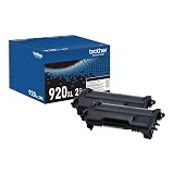 Brother Genuine TN920XL High-Yield Black Toner Cartridge 2-Pack for Professional Business Laser Printers, 12,000 Pages per Cartridge, Compatible with HL-L5210DW, HL-L6210DW Series
