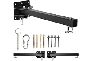 YEEGO DIRECT Heavy Bag Hanger,900 LBS Adjustable Wall Mount Punching Heavy Bag Hanger, 360° Rotatable Stand Boxing Bag Bracket for Home Gym Indoor Outdoor Kickboxing Bag Muay Thai Bag