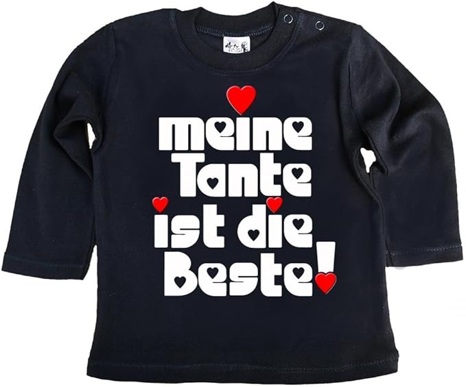 Dirty Fingers, Meine Tante ist die Beste!, Jungen TShirt langärmlig