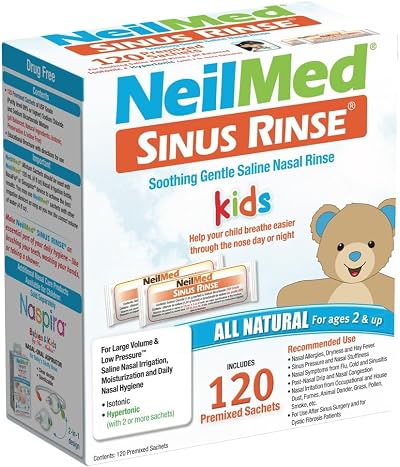 NeilMed SinusRinse 120 Sachets - Allergy Relief & Sinus Pressure