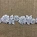 Bridal Lace Trim Alencon Embroidered Corded Sequined Organza Beautiful Floral, 2