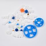 Supertool 80PCS Motor Gear Set Plastic Pulley Mini Belt Worm Kits Robot Toy DIY view 3