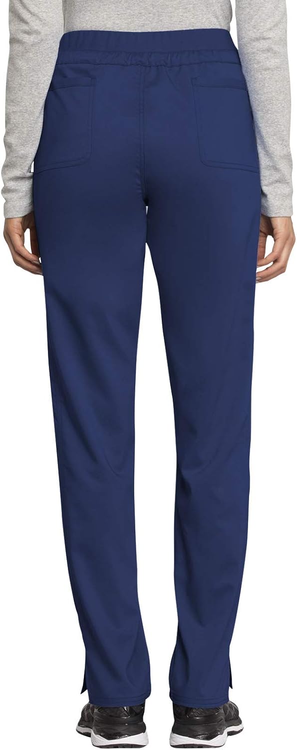 CHEROKEE Workwear WW Revolution Mid Rise Tapered Leg Drawstring Pant WW105: Clothing