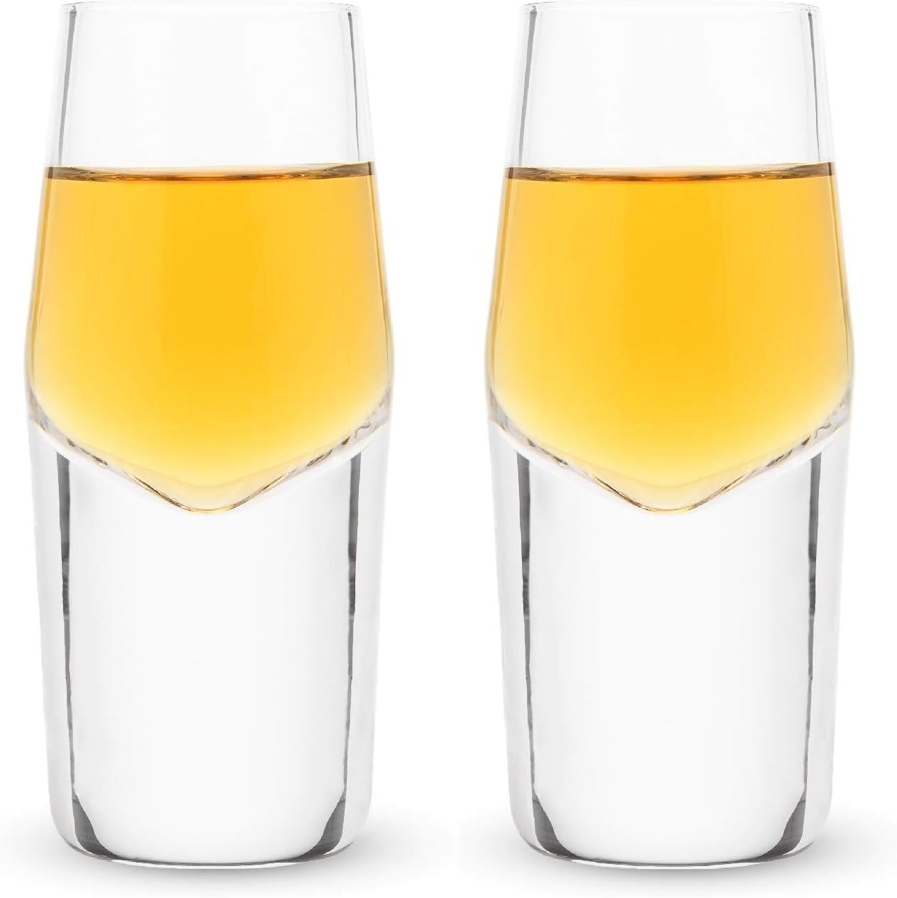 UKN Heavyweight Crystal Shot Glasses (Set of 2) Multi Color