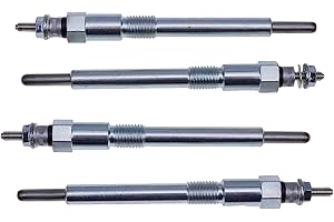 Holdia Glow Plug 4Pcs 17331-65510 17331-65511 Compatible with Kubota Bobcat V1902, V2203 V1702 V2003 V2403 Tractor Wheel Loader