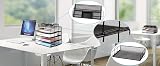 EXERZ 4-Tier Stackable Paper Sorters with Accessory Organizer Mesh Desk Tray view 9
