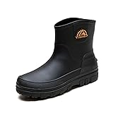 IQAXC Waterproof Garden Rain Boots for Men