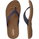 OKABASHI Women's Breeze Flip Flop | Contoured Footbed w/Arch Support for All-Day Comfort | Slip-Resistant & Waterproof | Sustainably Made in The USA