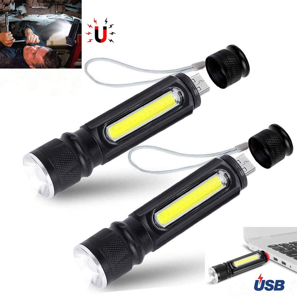USB Rechargeable Led Flashlight, Flashlights 18650 Led Flash