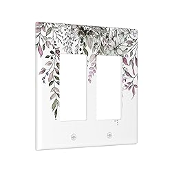Spshian Decorative Outlet Covers Rustic Red Green