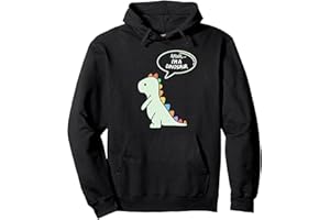 SHANGCHEN Rawr Im a Dinosaur Fun and Cute I am a Dinosaur Dino Pullover Hoodie